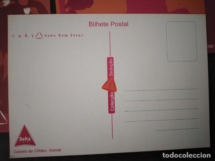 Postales: Lote de 7 postales de Caf&eacute;s Delta. Distintas. - Foto 9
