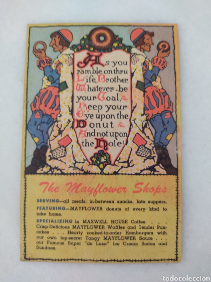 Postais: postal mayflower shop post card