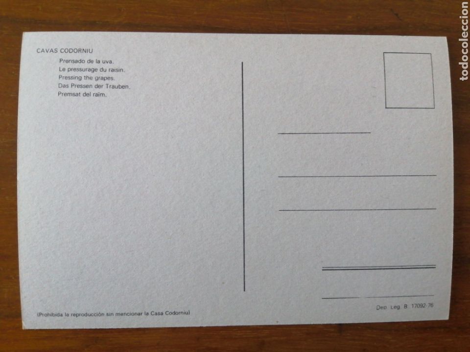 Postales: POSTAL CAVAS CODORNIU - Foto 2
