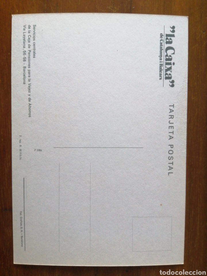 Postales: POSTAL LA CAIXA - BARCELONA - Foto 2