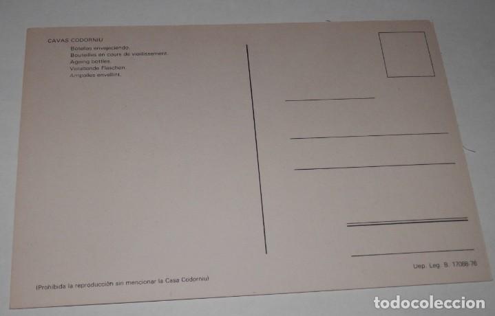 Postales: TARJETA POSTAL DE LAS CAVAS CODORNIU - Foto 2