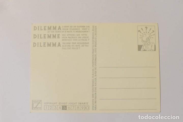 Postales: POSTAL BELGA-DILEMA- SIN CIRCULAR - Foto 2