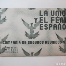 Postales: LA UNION Y EL FENIX ESPAÑOL-COMPAÑIA DE SEGUROS-BLOC DE 10 POSTALES-PUBLICIDAD-VER FOTOS-(89.587)