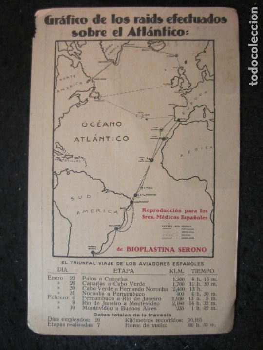 Postkarten: GRAFICOS DE LOS RAIDS EFECTUADOS SOBRE EL ATLANTICO-L.LEPORI-PUBLICIDAD-POSTAL ANTIGUA-(89.817)
