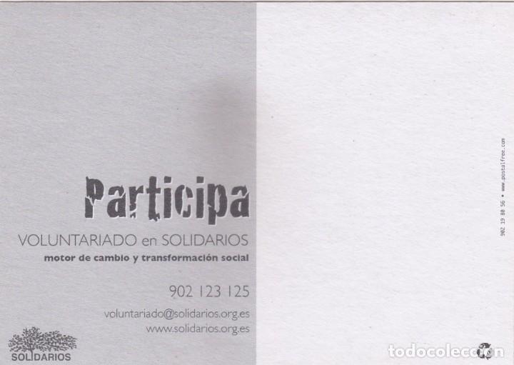 Postales: POSTAL VOLUNTARIADO EN SOLIDARIOS - POSTALFREE - Foto 2