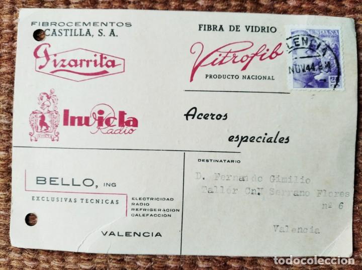 Postales: FIBROCEMENTOS CASTILLA - VALENCIA - Foto 1