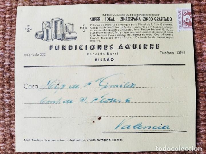 Postales: FUNDICIONES AGUIRRE - BILBAO - Foto 1
