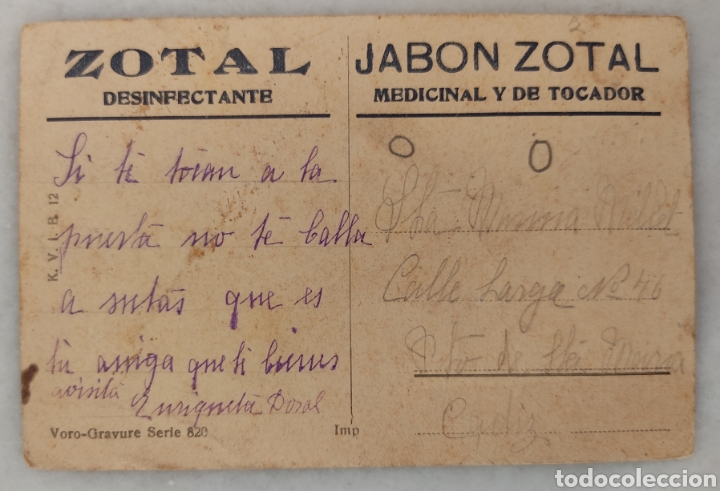 Postales: antigua postal zotal ni&ntilde;as - Foto 2