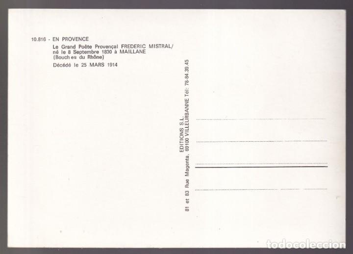 Postales: Francia. *Frederic Mistral (1830-1914)* Nueva. - Foto 2