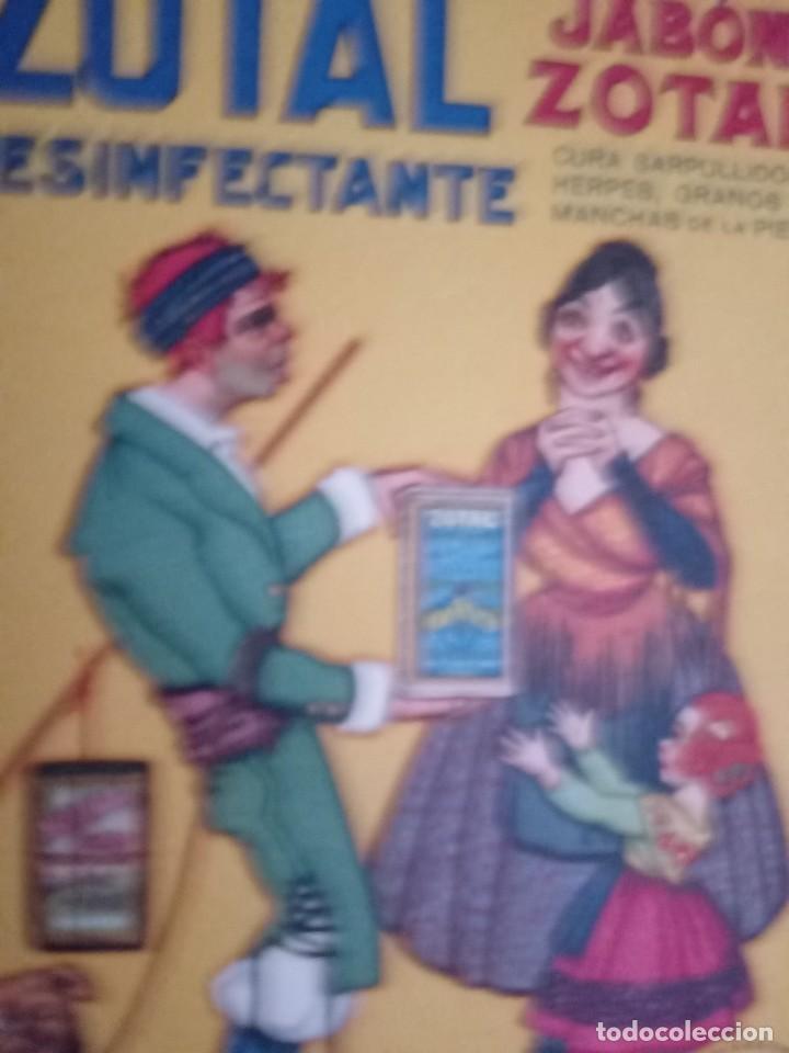 zotal desinfectante . - Buy Antique advertising postcards on todocoleccion