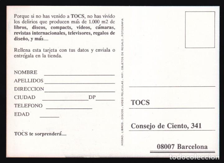 Postales: Barcelona. Librer&iacute;a *Tocs* Nueva. - Foto 2