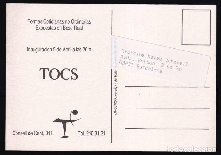 Postales: Barcelona. Librer&iacute;a *Tocs* Circulada. - Foto 2