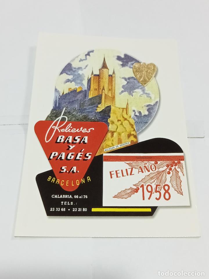 Postcards: TARJETA POSTAL. PUBLICIDAD. COLECCI&Oacute;N CARLOS VELASCO. RELIEVES BASA Y PAG&Eacute;S S.A