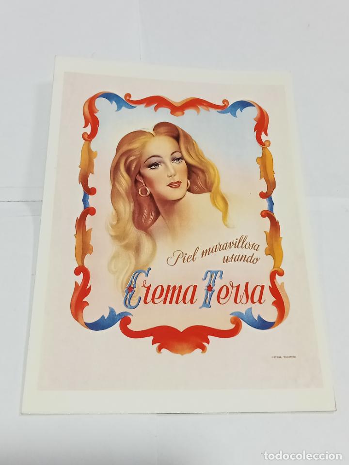 Postcards: TARJETA POSTAL. PUBLICIDAD. COLECCI&Oacute;N CARLOS VELASCO. CREMA TERSA.