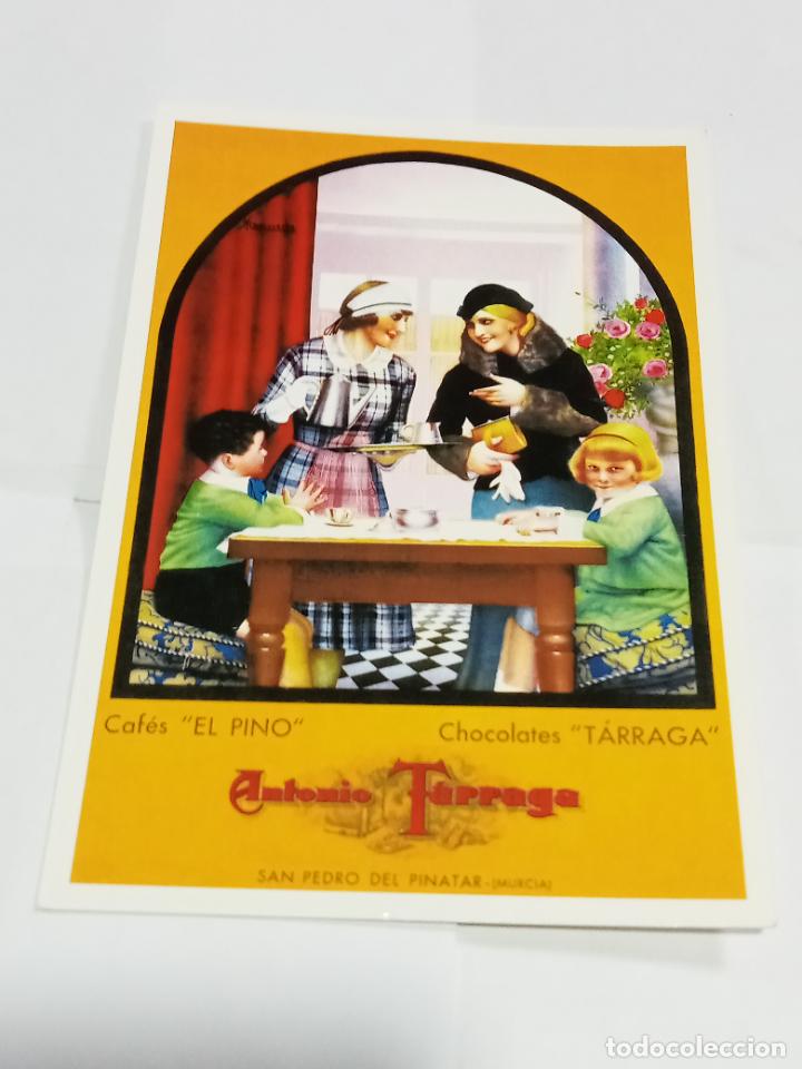 Postcards: TARJETA POSTAL. PUBLICIDAD. COLECCI&Oacute;N CARLOS VELASCO. CAF&Eacute;S Y CHOCOLATES DE ANTONIO T&Aacute;RRAGA