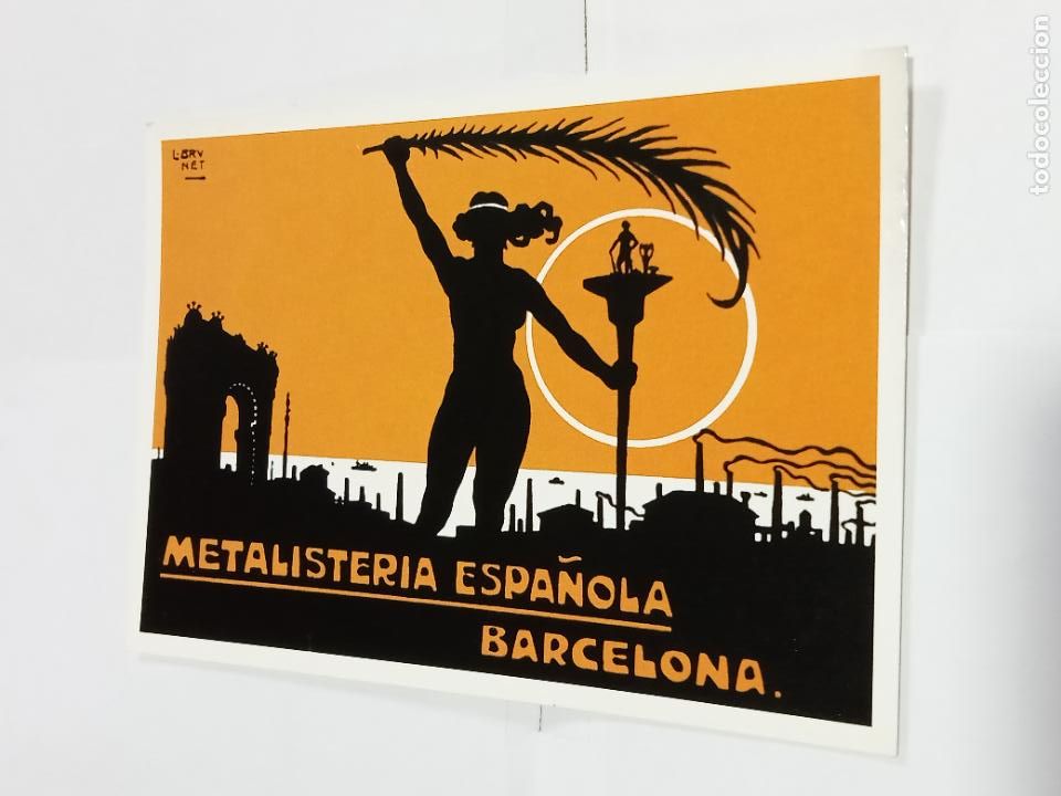 Postcards: TARJETA POSTAL. PUBLICIDAD. COLECCI&Oacute;N CARLOS VELASCO. METALISTER&Iacute;A ESPA&Ntilde;OLA