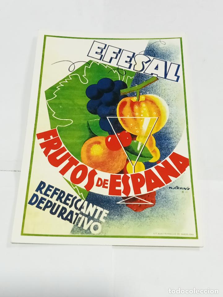 Cartes Postales: TARJETA POSTAL. PUBLICIDAD. COLECCI&Oacute;N CARLOS VELASCO. EFESAL FRUTOS DE ESPA&Ntilde;A