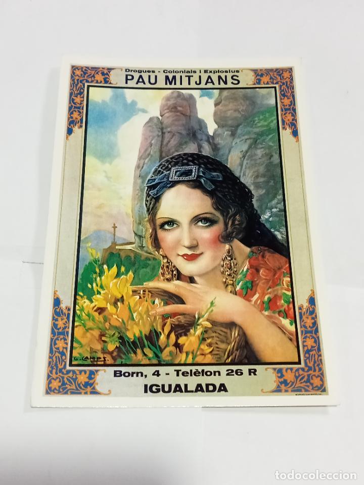 Cartes Postales: TARJETA POSTAL. PUBLICIDAD. COLECCI&Oacute;N CARLOS VELASCO. COLONIALES PAU MITJANS