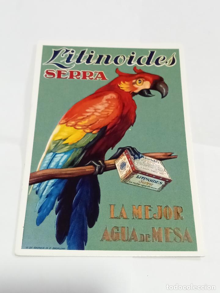 Cartes Postales: TARJETA POSTAL. PUBLICIDAD. COLECCI&Oacute;N CARLOS VELASCO. LITINOIDES SERR&Aacute;