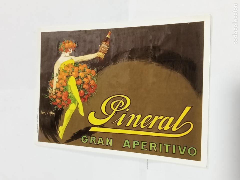 Cartes Postales: TARJETA POSTAL. PUBLICIDAD. COLECCI&Oacute;N CARLOS VELASCO. GRAN APERITIVO PINERAL