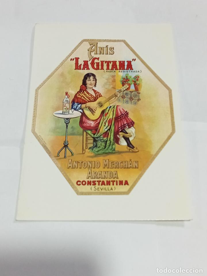 Postcards: TARJETA POSTAL. PUBLICIDAD. COLECCI&Oacute;N CARLOS VELASCO. AN&Iacute;S LA GITANA
