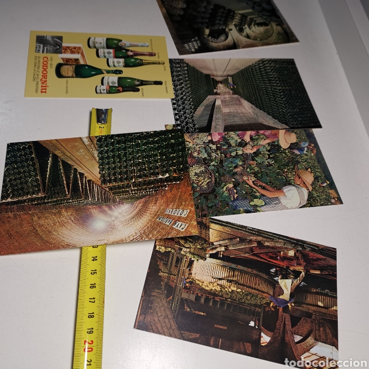 Postales: Sobre con 6 postales de la Casa de cava Codorniu de 1969 - Foto 4