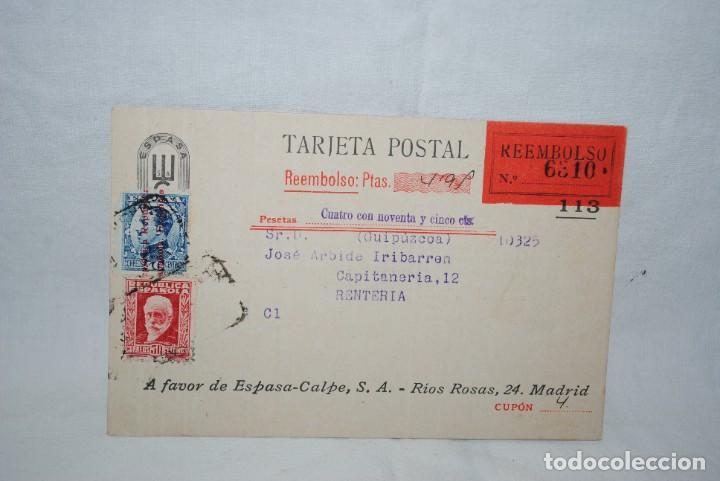 Postales: POSTAL , ESPASA - CALPE 1932 . - Foto 1