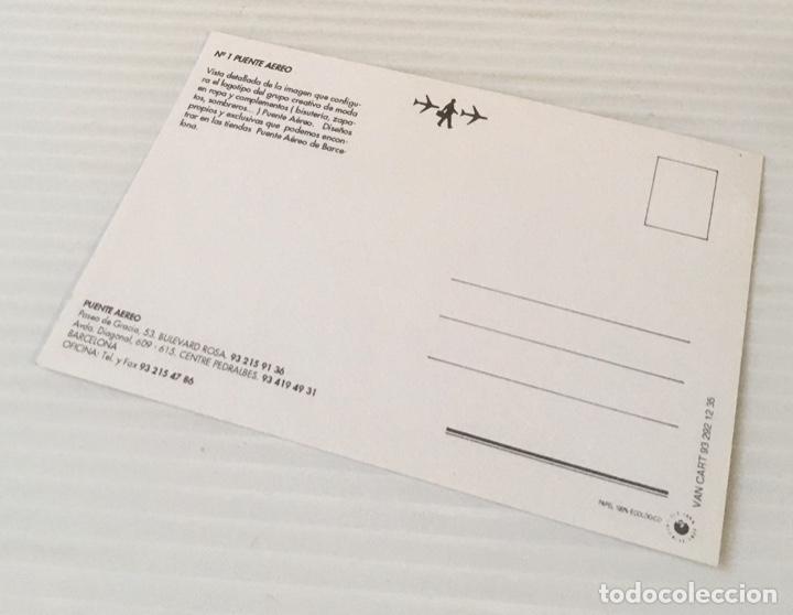 Postales: PUENTE AEREO. MODA BARCELONA. DISE&Ntilde;O. - Foto 2