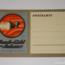 Postales: POSTAL AUTOMOVIL - BOSCH LICHT UND ANLASSER - ILUSTRADA POR BERN HARD - SEÑALES DE USO