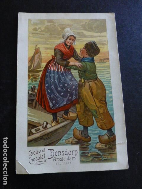 Postales: POSTAL PUBLICITARIA CACAO CHOCOLATE BENDSORP - Foto 1