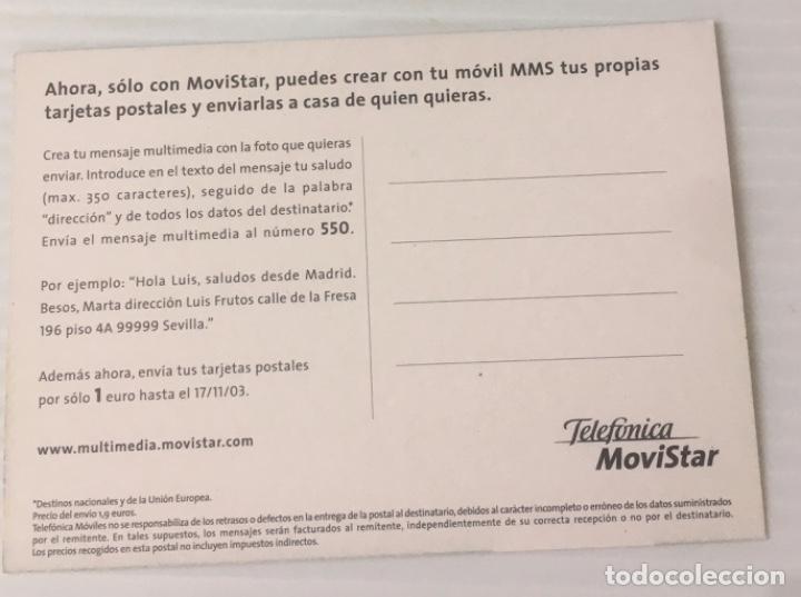 Postales: POSTAL MOVISTAR. TELEFON&Iacute;A. - Foto 2