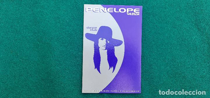 Postales: POSTAL PUBLICIDAD DANCE CLUB PENELOPE - VALENCIA