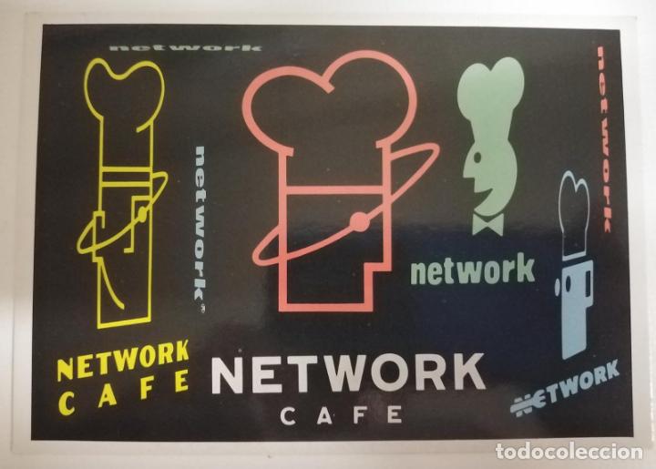 Postales: POSTAL PUBLICITARIA NETWORK CAFE. BARCELONA - Foto 1