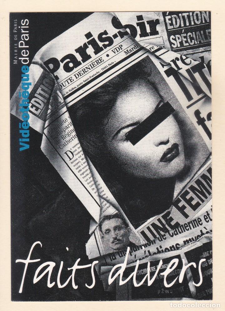 Postales: VID&Eacute;OTH&Egrave;QUE DE PARIS. FAITS DIVERS, 1996 (FRANCIA) - Foto 1