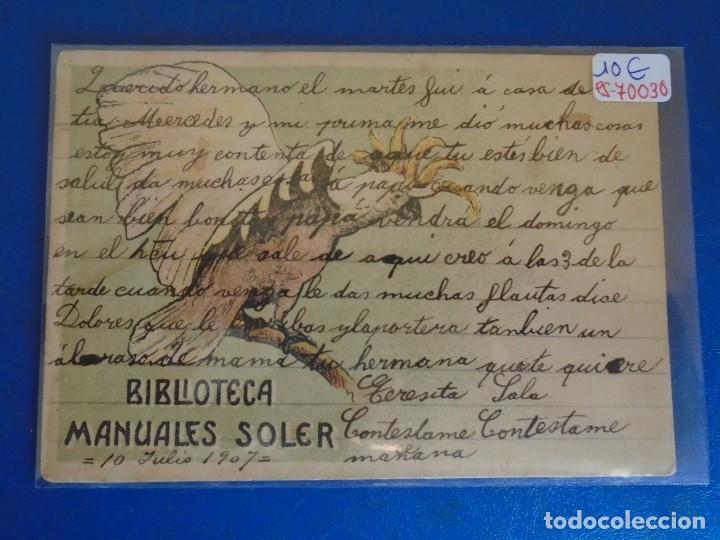 Postales: (PS-70030)POSTAL PUBLICITARIA BIBLIOTECA MANUALES SOLER - Foto 1