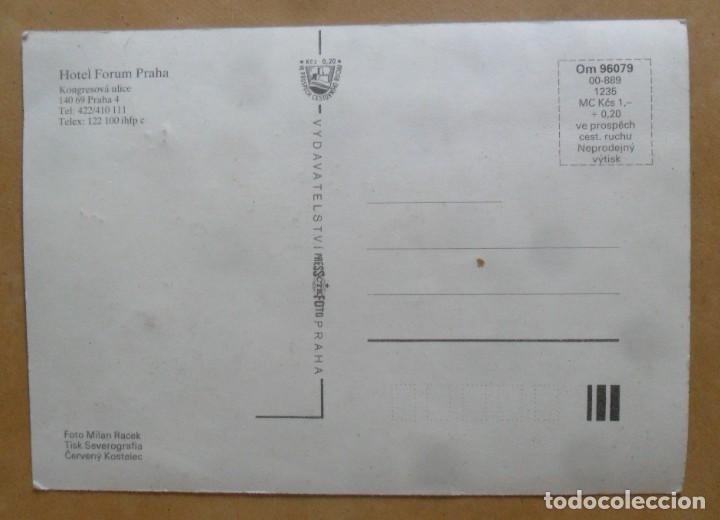 Postales: POSTAL - PRAGA, REPUBLICA CHECA - HOTEL FORUM - Foto 2