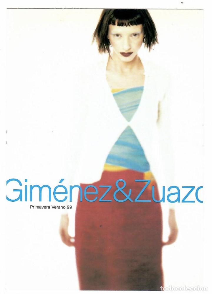 Cartoline: GIM&Eacute;NEZ & ZUAZO. Moda. Primavera Verano 1999.- Postal publicitaria. / Carte postale publicitaire.