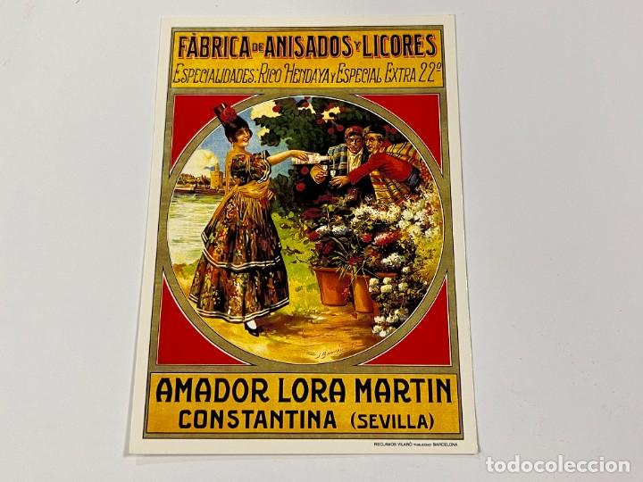 Postcards: TARJETA POSTAL. PUBLICIDAD. N&ordm; AM1753 - F&Aacute;BRICA DE ANISADOS Y LICORES AMADOR LORA. EDICIONES AM