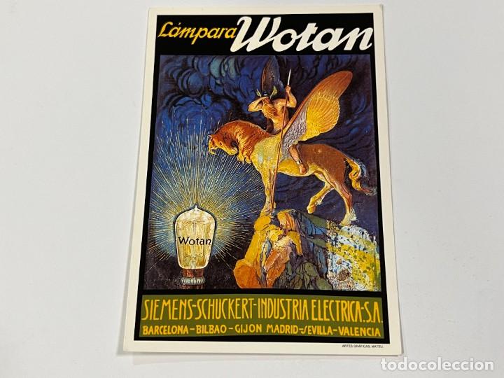 Postcards: TARJETA POSTAL. PUBLICIDAD. N&ordm; AM1682 - L&Aacute;MPARA WOTAN. EDICIONES AM