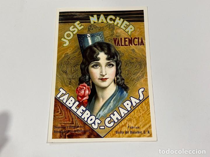Postcards: TARJETA POSTAL. PUBLICIDAD. N&ordm; AM802 - TABLEROS-CHAPAS JOS&Eacute; NACHER. EDICIONES AM