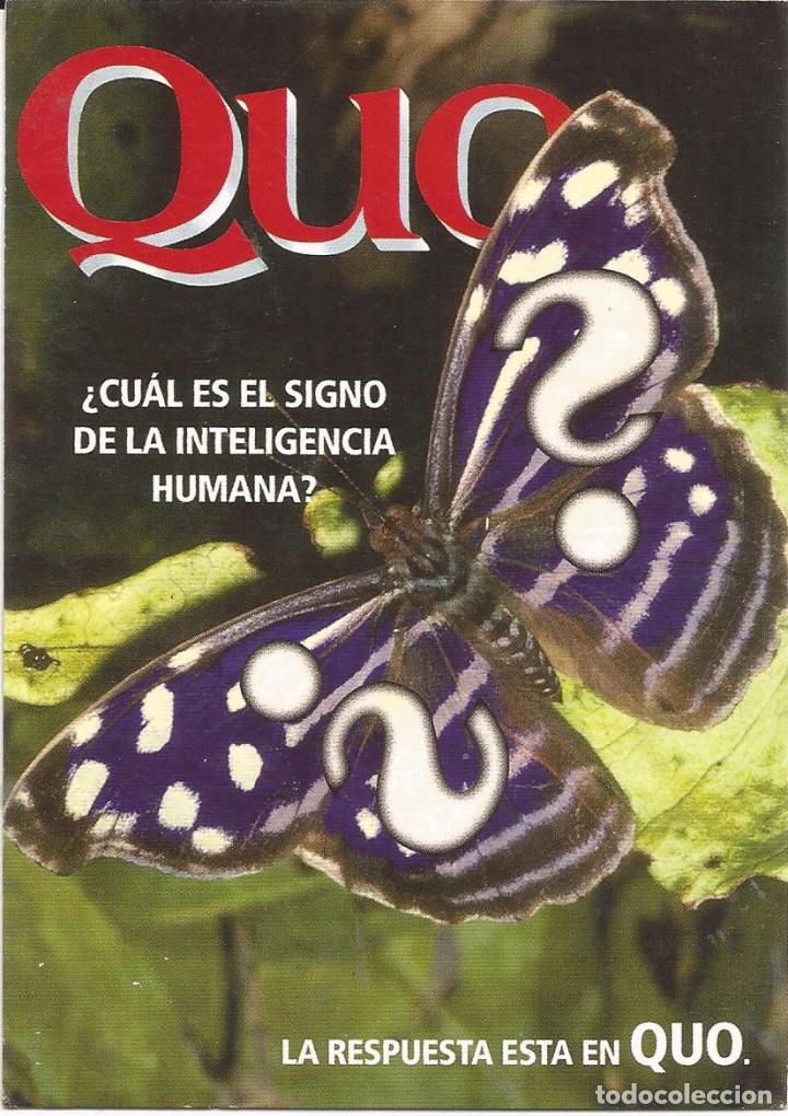 Postais: [POSTAL PUBLICITARIA] Revista 'Quo' (sin circular)