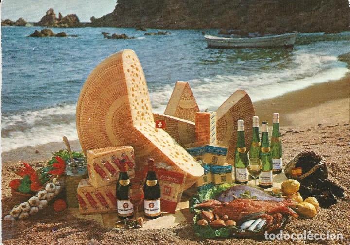 Postais: [POSTAL PUBLICITARIA] Queso suizo y R&eacute;n&eacute; Barbier (sin circular)