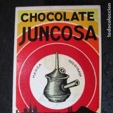 Postales: CHOCOLATE JUNCOSA-PUBLICIDAD-POSTAL ANTIGUA-(95.607)