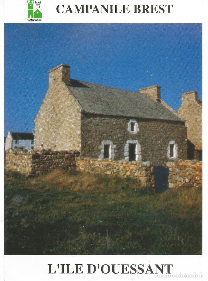 Postais: [POSTAL PUBLICITARIA] Campanile Brest. L'&Igrave;le d'Ouessant (sin circular)