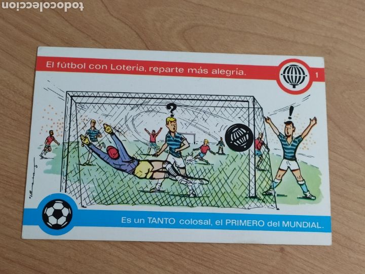 Cartes Postales: Postal - loter&iacute;a nacional serie Q n&ordm; 1 (la loter&iacute;a y el f&uacute;tbol)