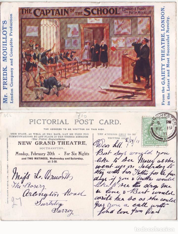 Cartes Postales: Captain of the School (King's Theatre, Hammersmith)_David Allen & Sons