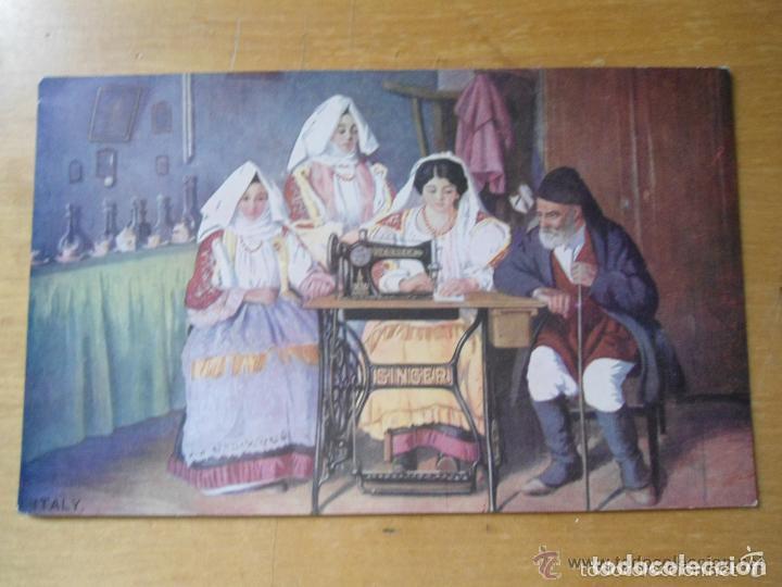 Postkarten: ANTIGUA POSTAL PUBLICIDAD SINGER - ITALY ITALIA