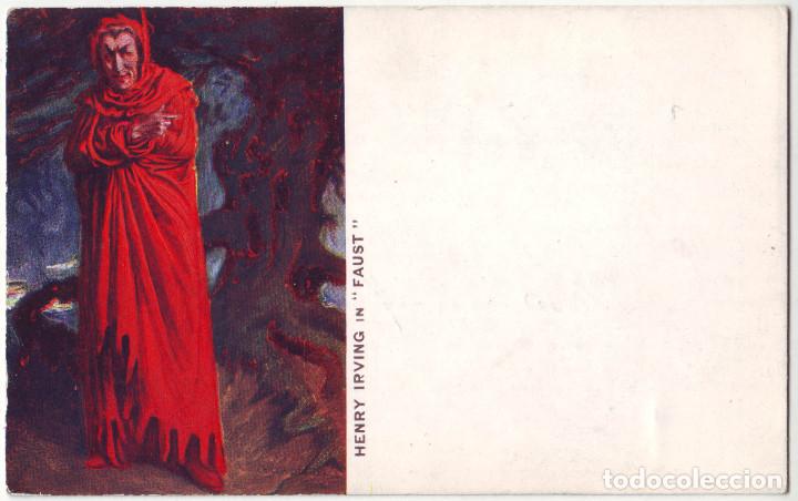 Postales: Faust (Henry Irving)_David Allen - Foto 1