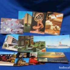 Postales: POSTALES CON PUBLICIDAD DE LOS AÑOS 60, 70, 80 - 11 UNIDADES