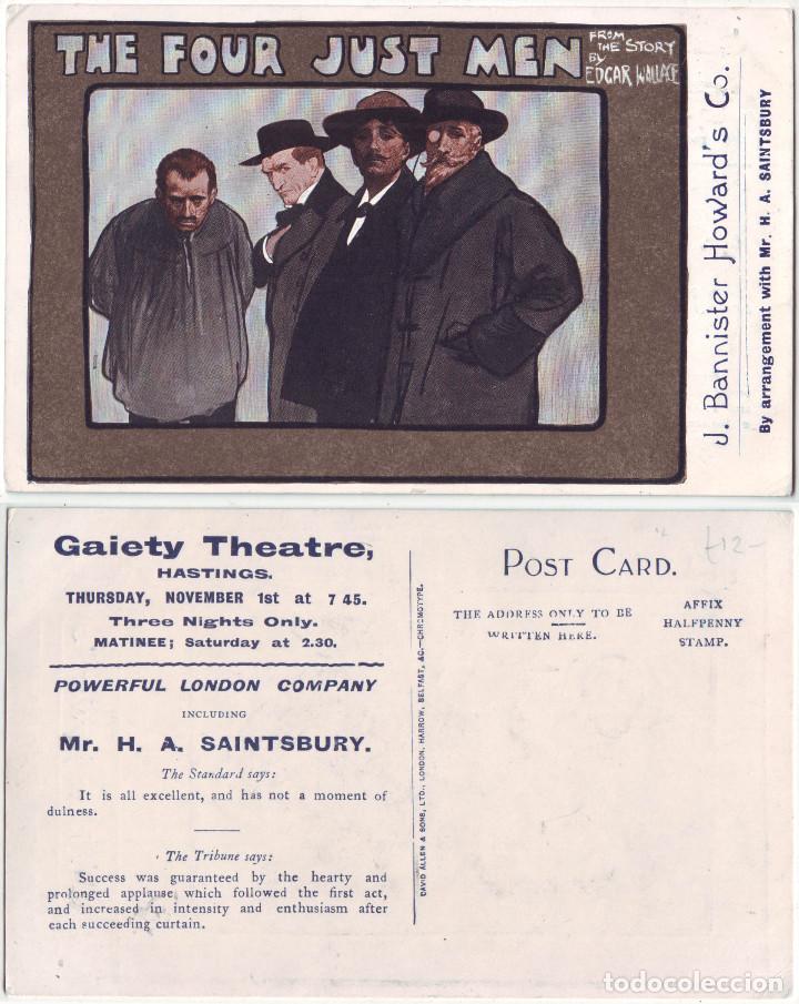 Postcards: Four Just Men (Gaiety Theatre, Hastings)_David Allen